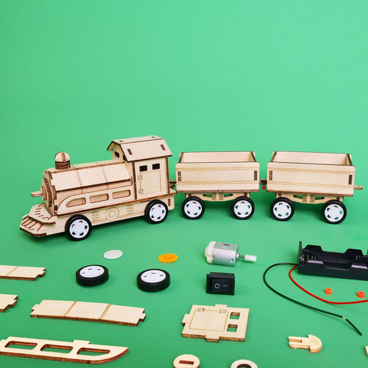 Train DIY Kit, Educational STEM Toy, Craft Kit for kids, Personalize