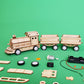 Train DIY Kit, Educational STEM Toy, Craft Kit for kids, Personalize