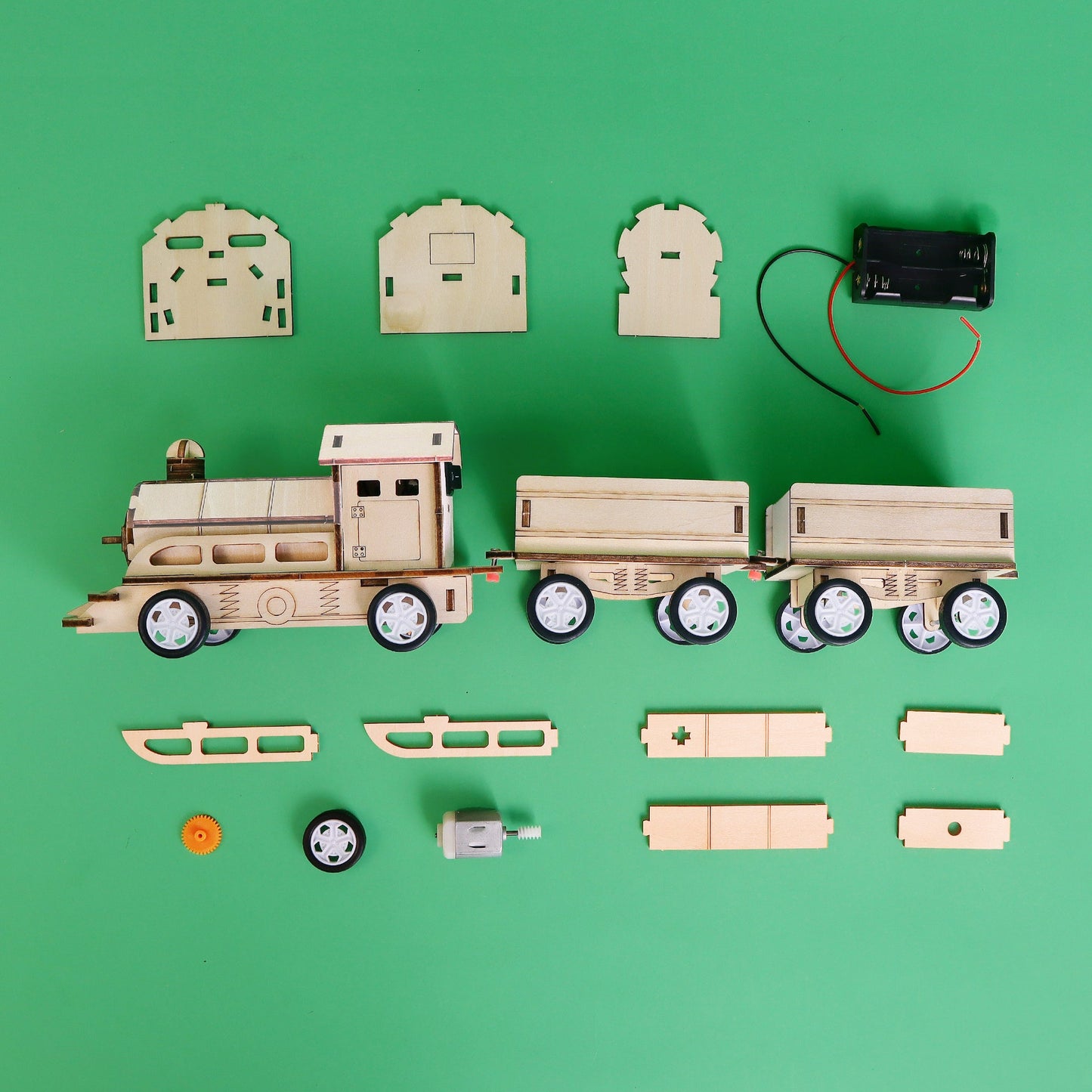 Train DIY Kit, Educational STEM Toy, Craft Kit for kids, Personalize