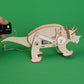 Dinosaur Robot Triceratops DIY Kit, Educational STEM Toy