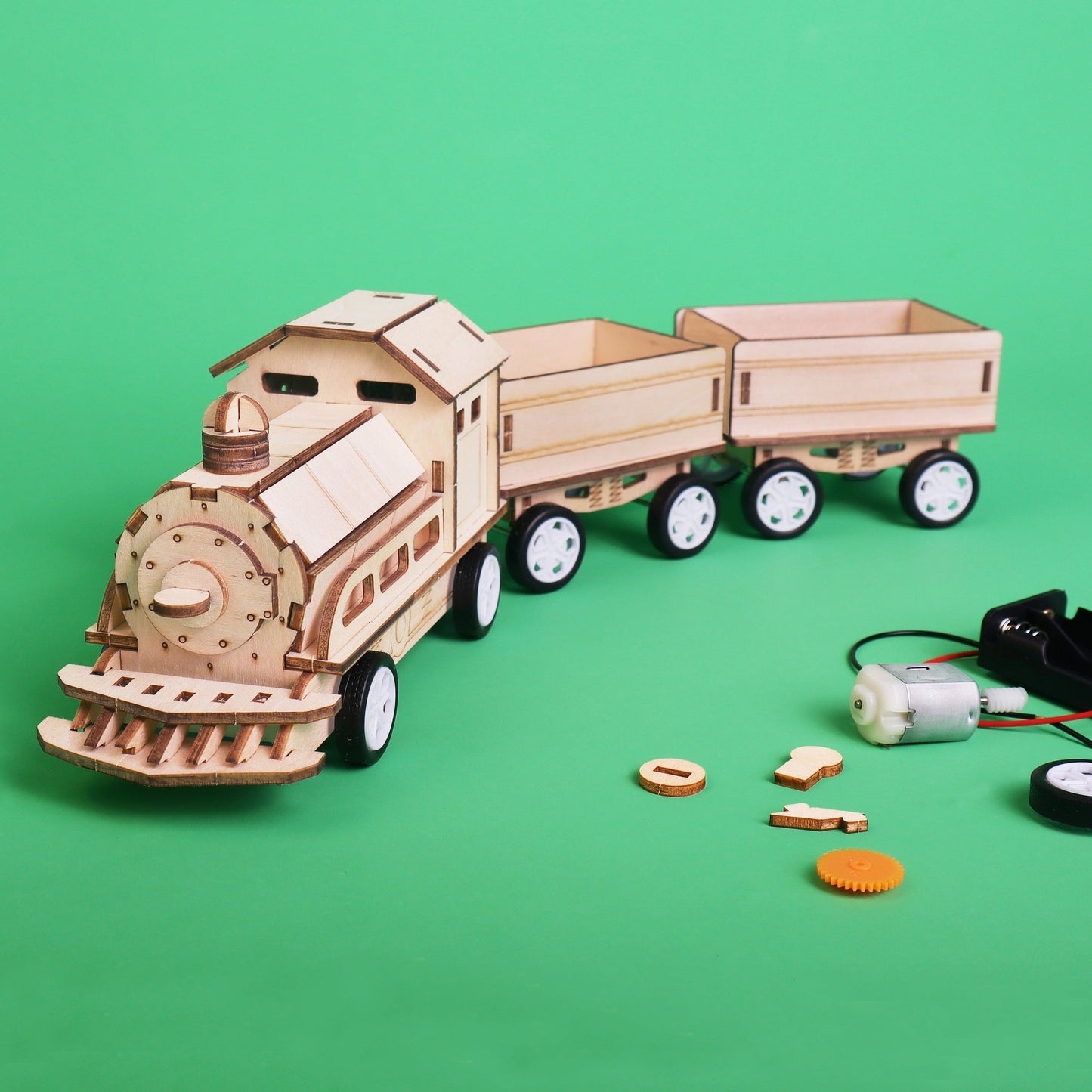 Train DIY Kit, Educational STEM Toy, Craft Kit for kids, Personalize