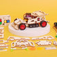 Steering Remote-Controlled Car DIY Kit, Educational STEM Toy