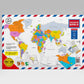 Zephyr World Map Puzzle with 181 Pieces