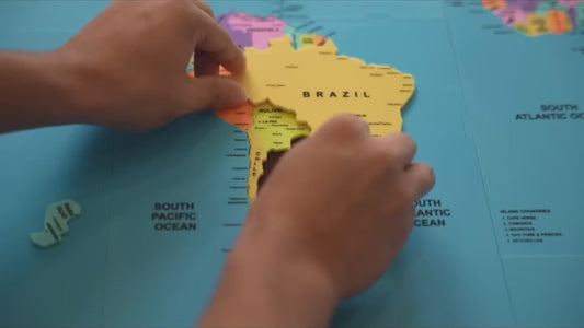 Zephyr World Map Puzzle with 181 Pieces